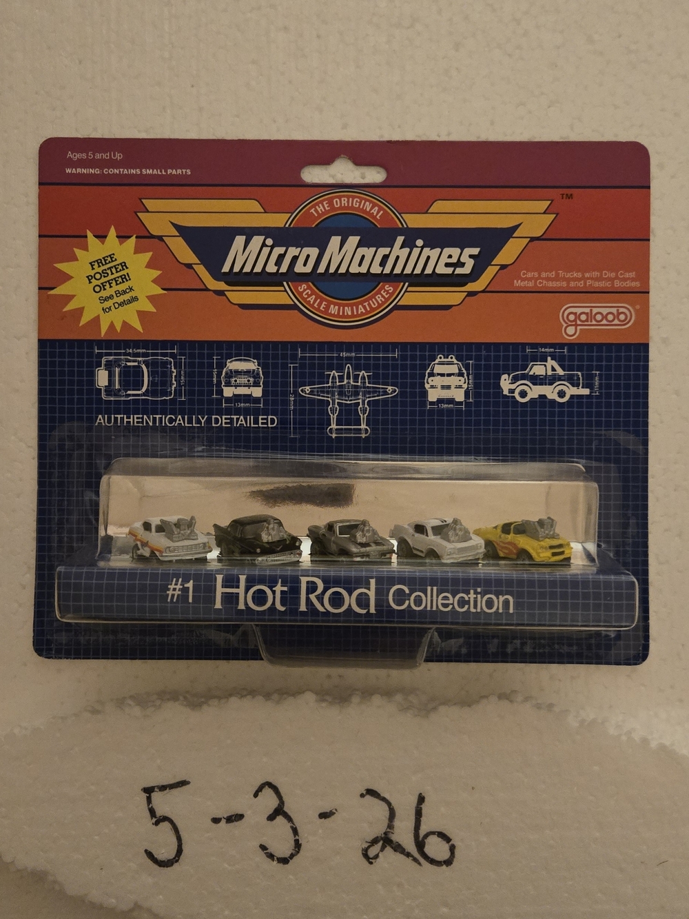Micro Machines Hot Rod Collection - Assorted Colors